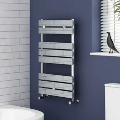 Milan Heated Towel Rail 840mm X 500mm Chrome