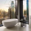 RAK Cloud Matt Cappuccino Freestanding Bath (1400 X 753mm)