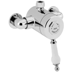 Heritage Glastonbury Exposed Sequential Shower Valve With Top Outlet Connection - Chrome