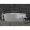 Ideal Standard Adapto 1800 X 800mm D-Shape Freestanding Bath With Clicker Waste