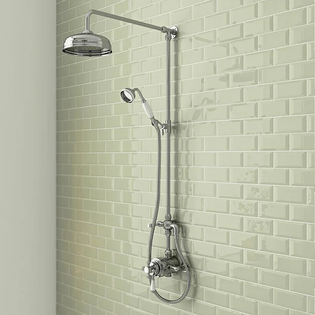 Trafalgar Traditional Dual Exposed Thermostatic Shower Valve - Image 4