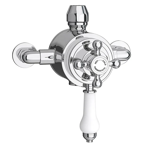 Trafalgar Traditional Dual Exposed Thermostatic Shower Valve - Image 2