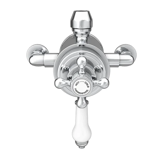Trafalgar Traditional Dual Exposed Thermostatic Shower Valve - Image 5