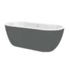 Verona Grey Freestanding Modern Bath