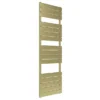 Venice Pannello Heated Towel Rail - Brushed Brass (1512 X 500mm)