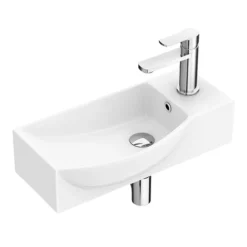 Valencia 500mm Mini Wall Hung Ceramic Basin