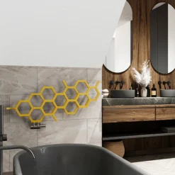 Terma Hex H502 X W1126mm Mustard Designer Radiator