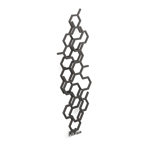 Terma Hex H1700 X W573mm Sparkling Grey Designer Radiator - Image 4