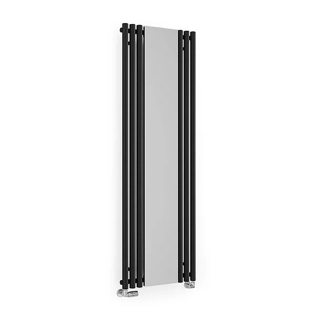 Terma Rolo Mirror H1800 X W590mm Heban Black Designer Radiator - Image 4
