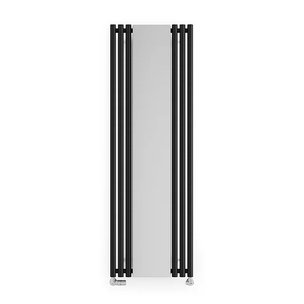 Terma Rolo Mirror H1800 X W590mm Heban Black Designer Radiator - Image 6