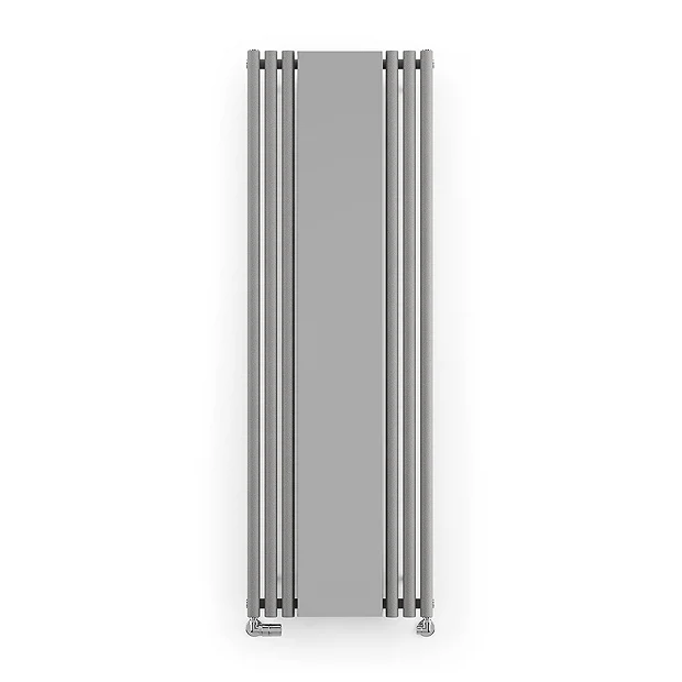 Terma Rolo Mirror H1800 X W590mm Salt & Pepper Designer Radiator - Image 6