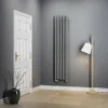 Terma Rolo Room H1800 X W370mm Salt & Pepper Designer Radiator