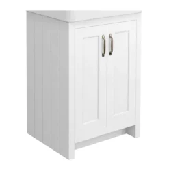 Chatsworth 560mm White Vanity Cabinet (excluding Basin)